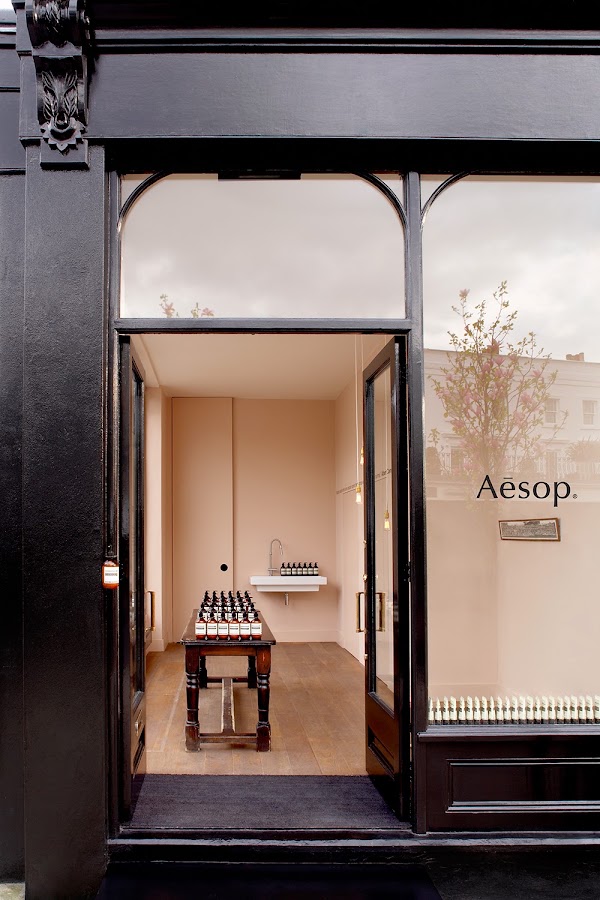 Aesop, Maisons de mode, à Londres
