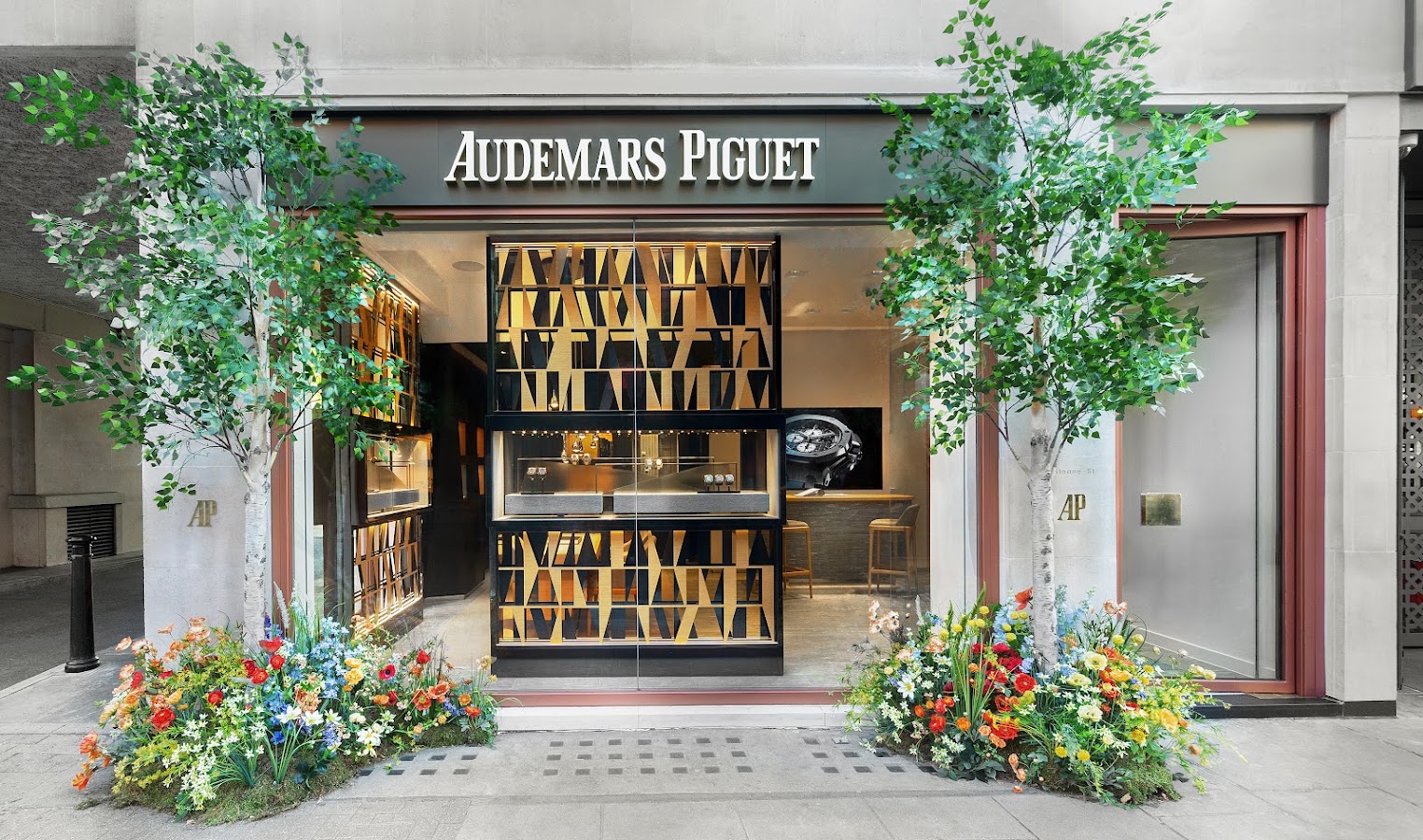 Audemars Piguet, Maisons de mode, à Londres