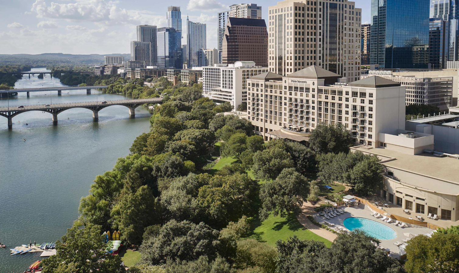 Austin Four Seasons, Hôtels et palaces