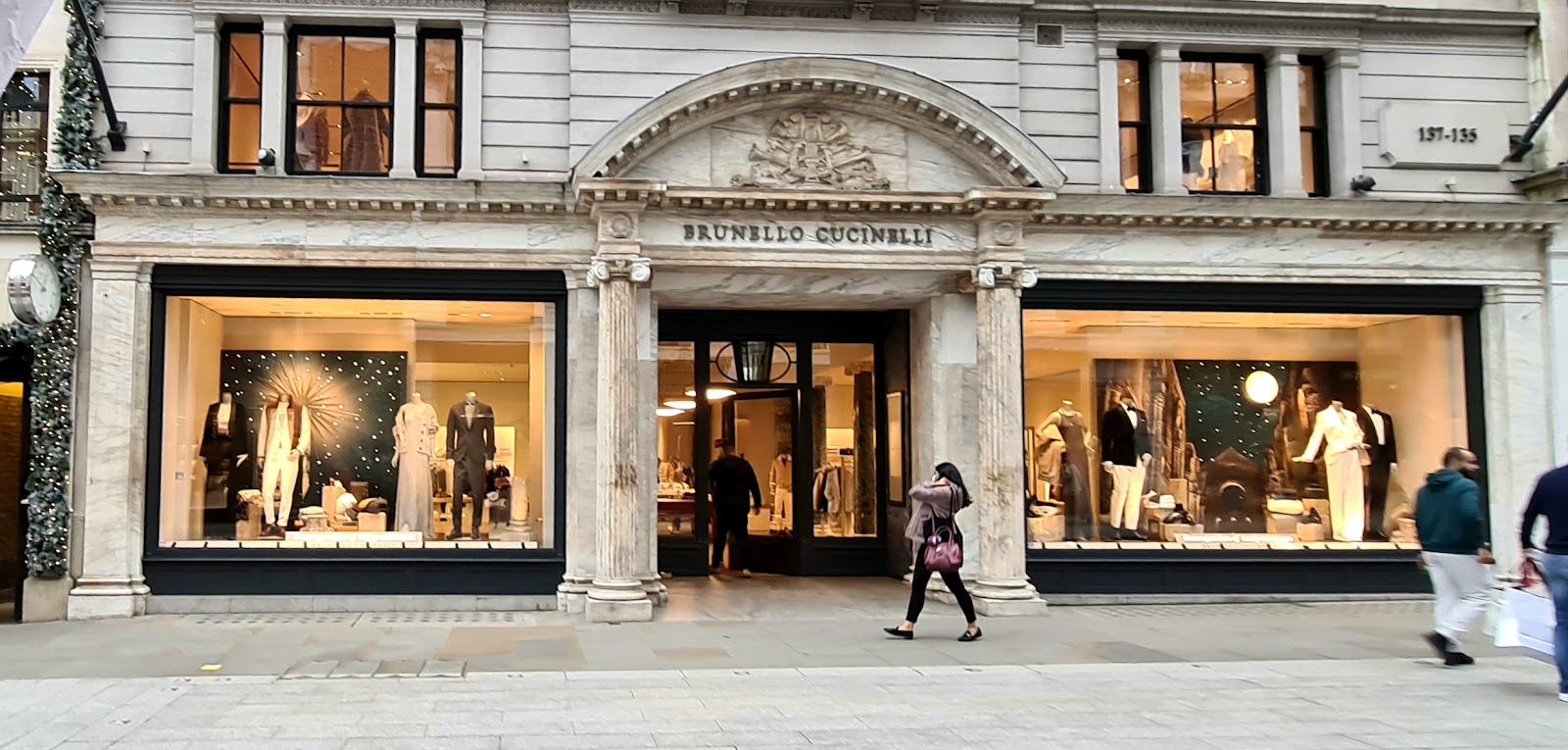 Brunello Cucinelli, Maisons de mode, à Londres