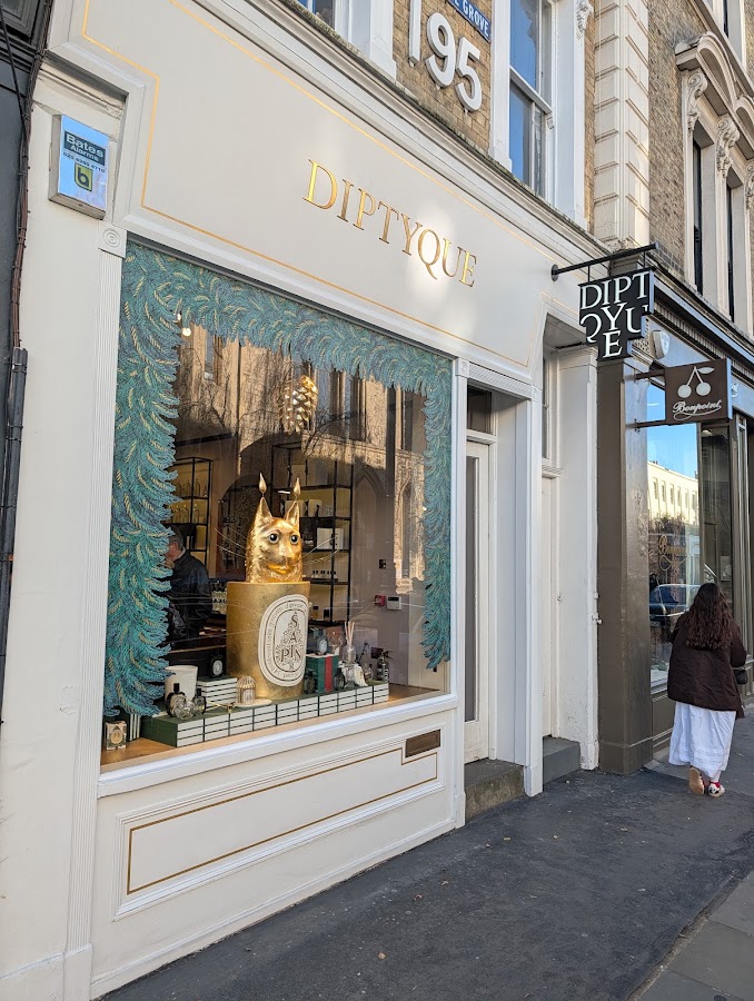Diptyque, Maisons de mode, à Londres