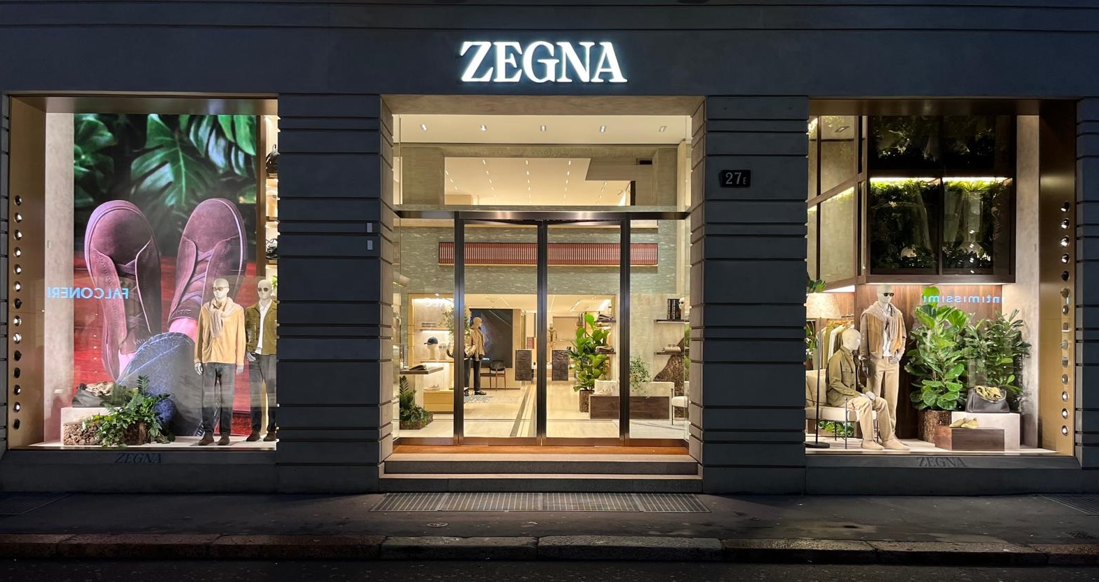 Ermenegildo Zegna, Maisons de mode, à Milan