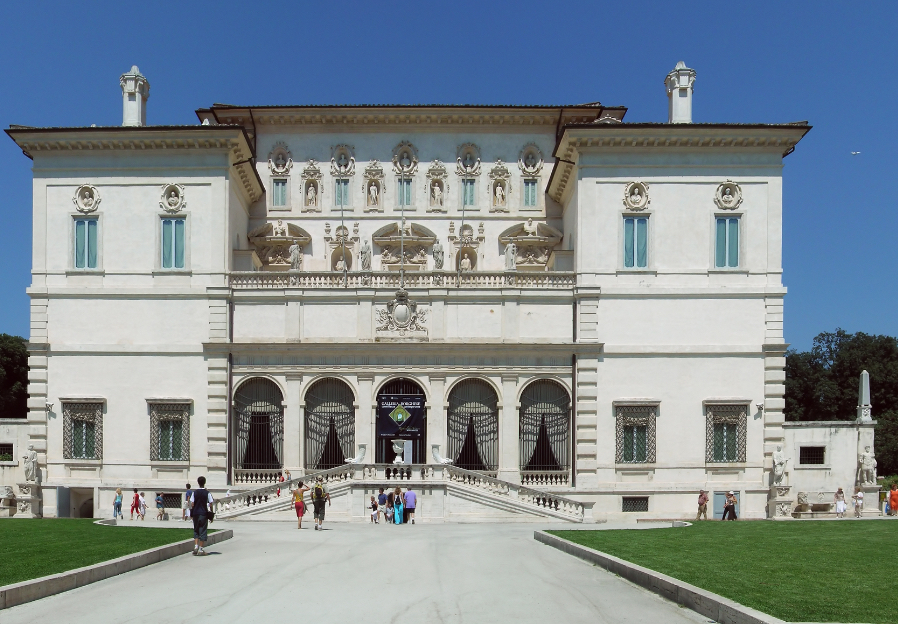 Galleria Borghese Rome, Art et design