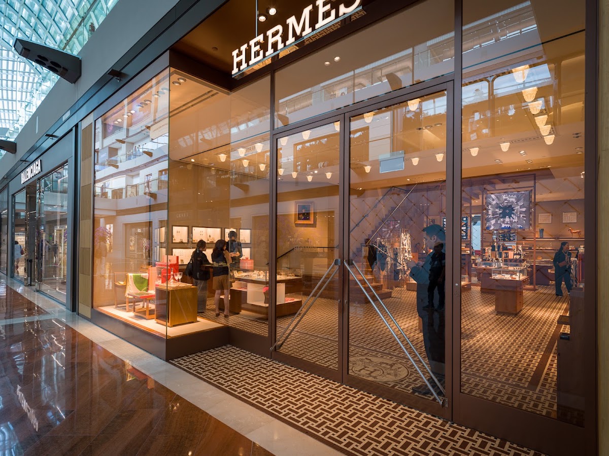 Hermès Singapore Marina Bay, Maisons de mode