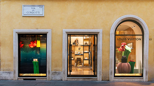Louis Vuitton Rome, Maisons de mode