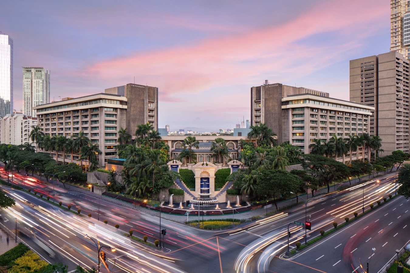 Manila Peninsula Hotel, Hôtels et palaces