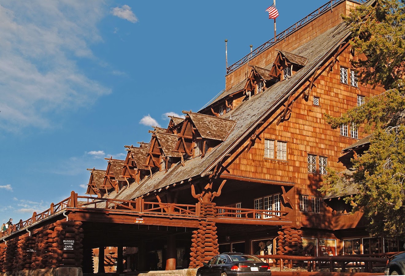 USA Old Faithful Inn, Hôtels et palaces